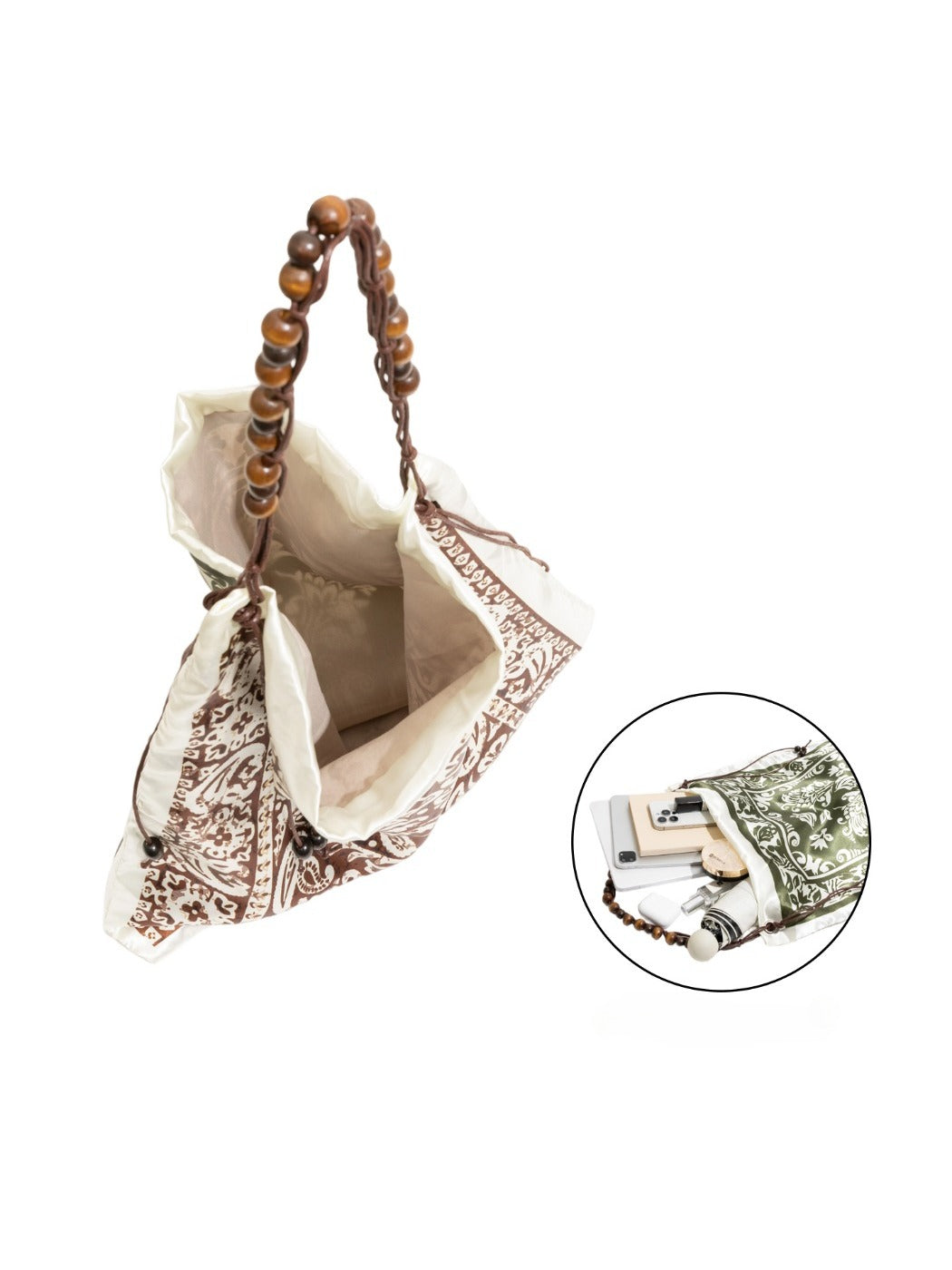 Cosbai - Boho Floral & Plant Shoulder Bag - Spacious & Stylish