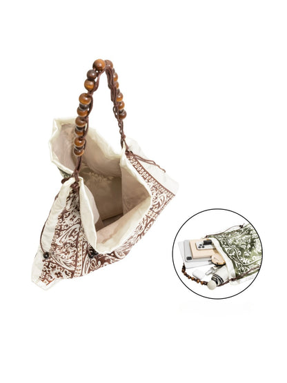 Cosbai - Boho Floral & Plant Shoulder Bag - Spacious & Stylish
