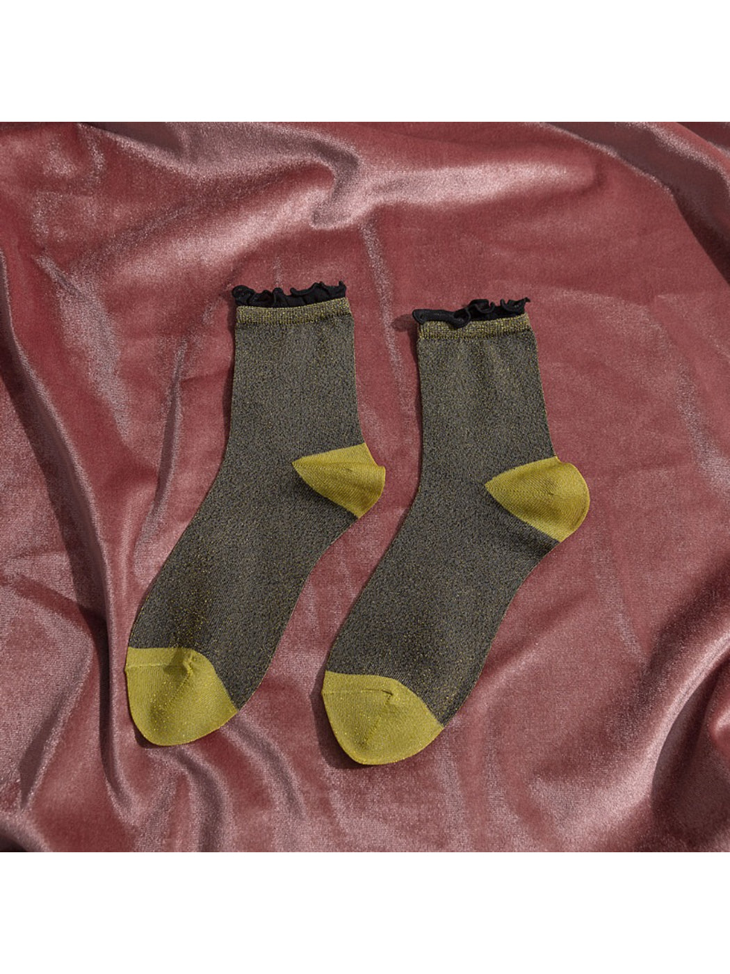 Rufia - Colorblock Ribbed Crew Socks product image 5