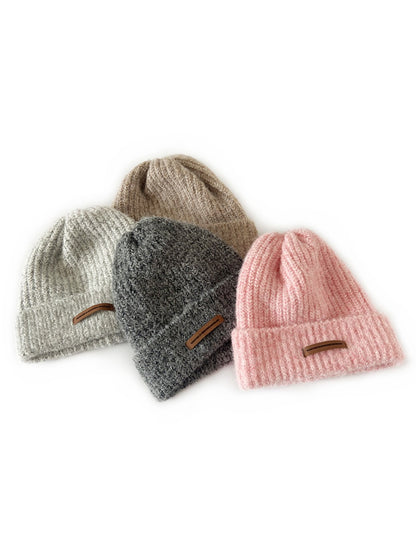 Haila - Unisex Solid Color Knitted Beanie