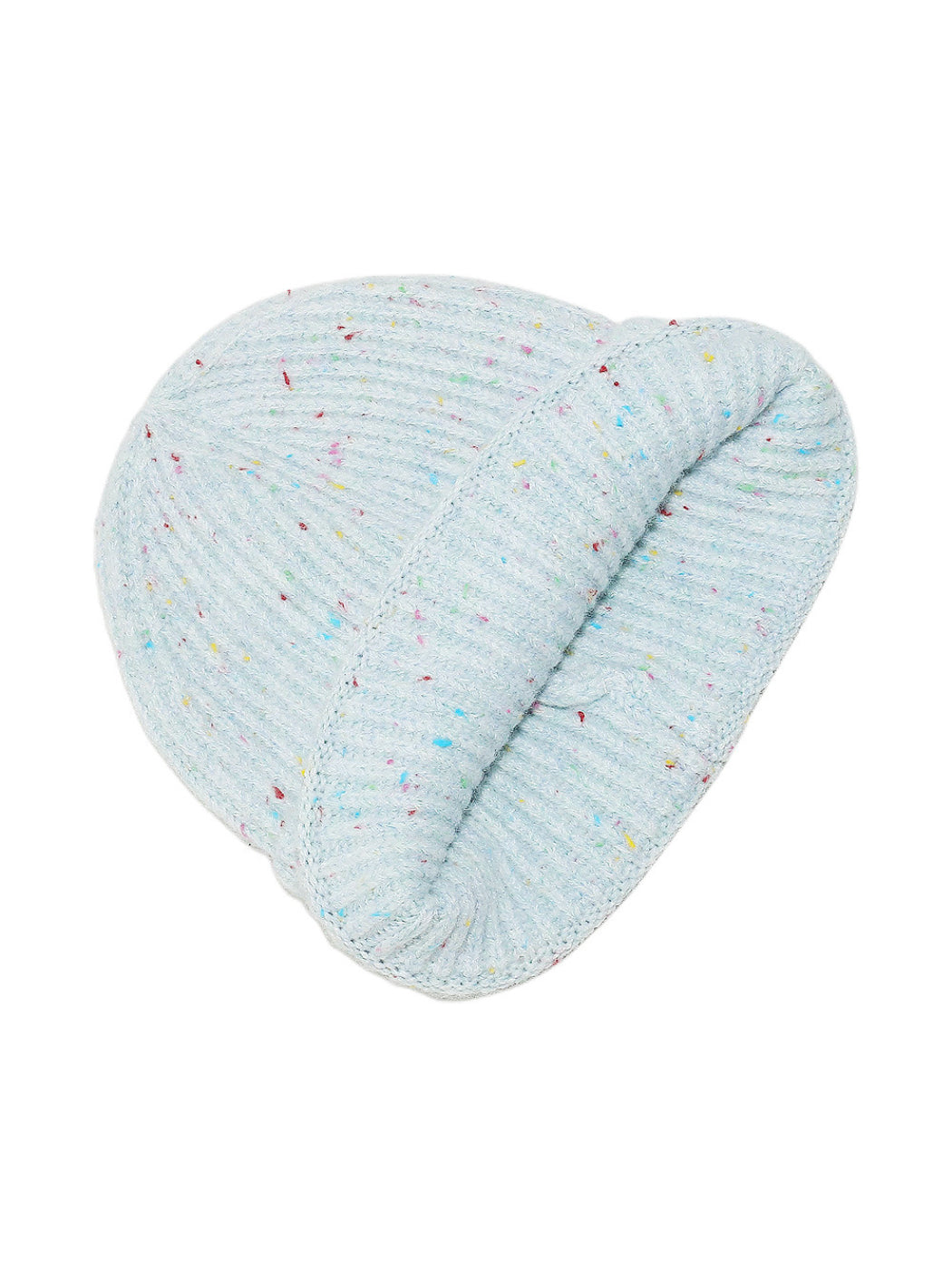 Haila Speckled Ribbed Knit Beanie