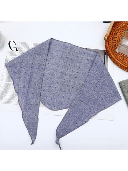 Scarvii - Simple Style Print Triangle Bandana