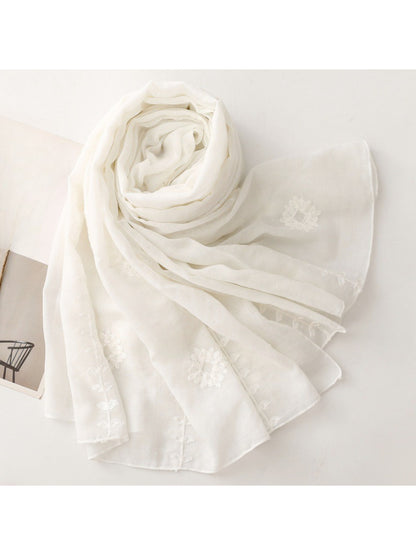 Scarvii - Modern Motif Trim Soft Scarf