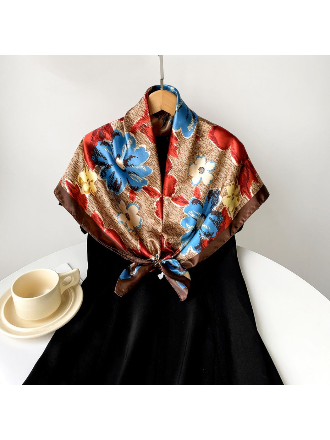 Scarvii - Vintage Painterly Floral Scarf