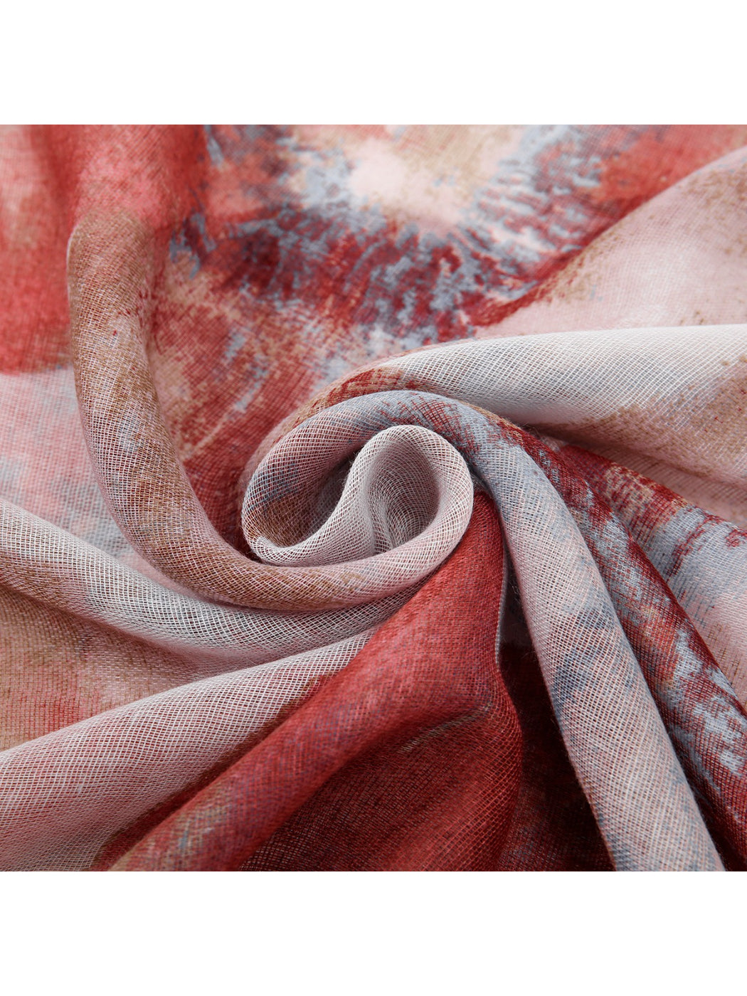 Scarvii - Soft Floral Print Spring Summer Scarf