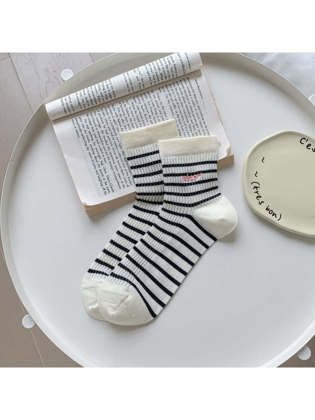 Rufia - Pastel Stripe Crew Socks product image 4