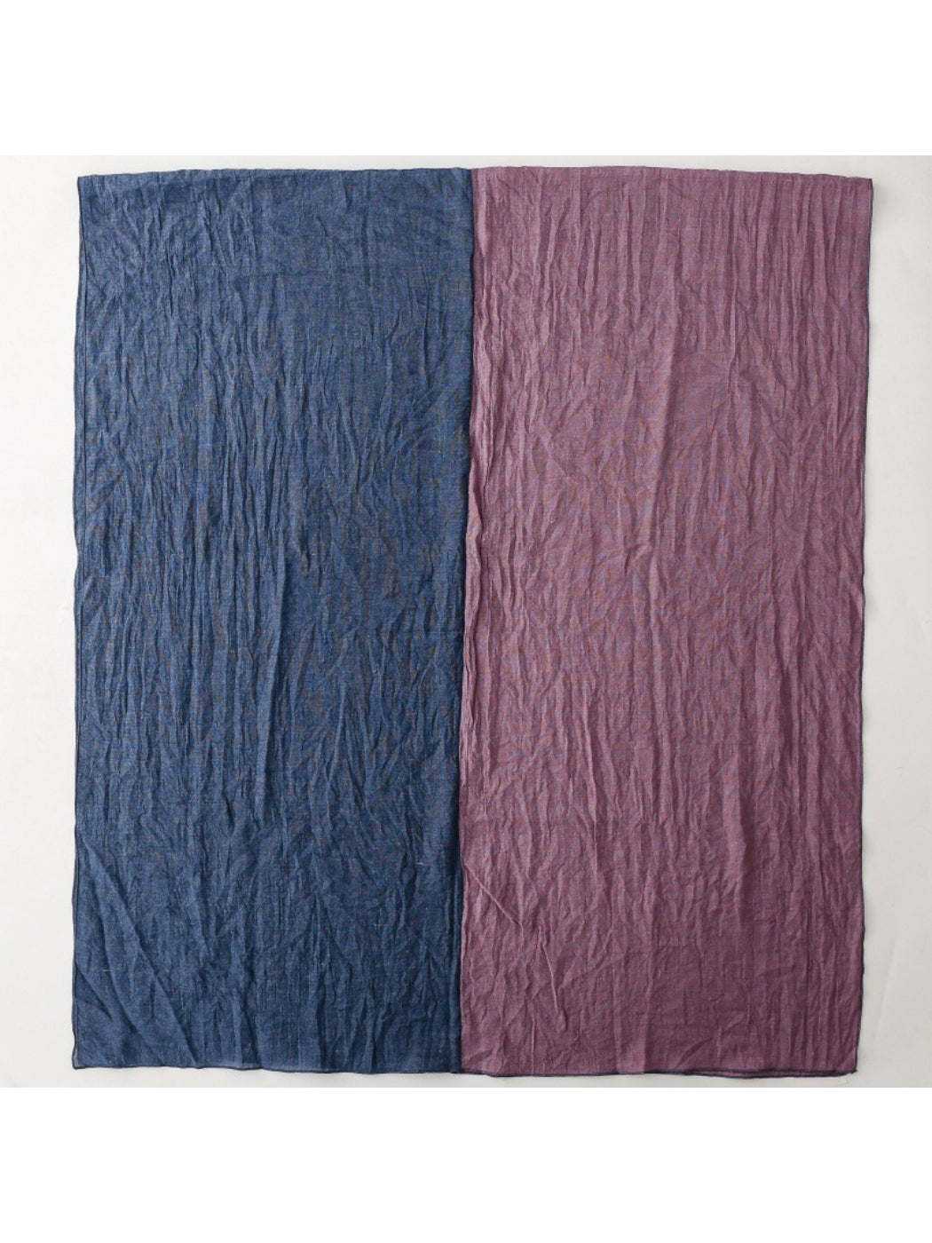 Scarvii - Contrast Panel Soft Drape Everyday Scarf