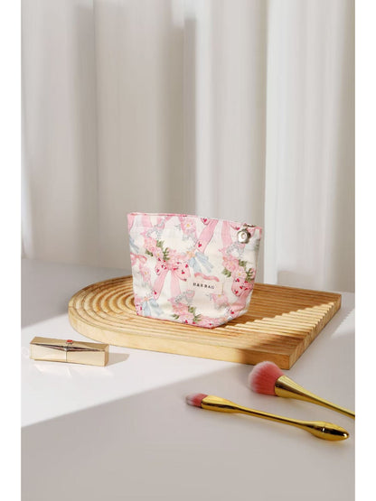 Cosbai - Bow Wreath Cosmetic Bag