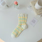 Rufia - Colorful Tulip Crew Socks