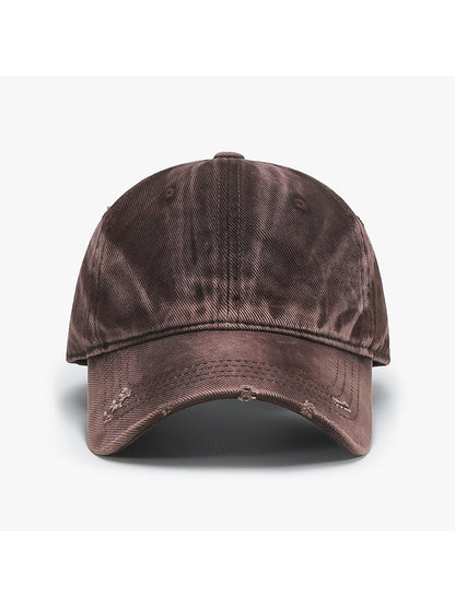 Haila - Vintage Style Round Crown Baseball Cap