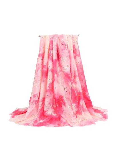 Scarvii - Watercolor Style Print Long Fashion Scarf