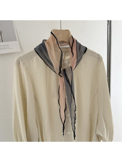 Scarvii - Color Block Triangle Scarf