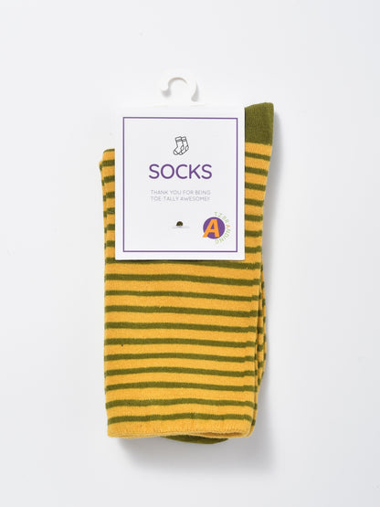 Rufia - Classic Multi Stripe Crew Socks