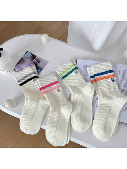 Rufia - Sport Stripe Rib Crew Socks product image 1