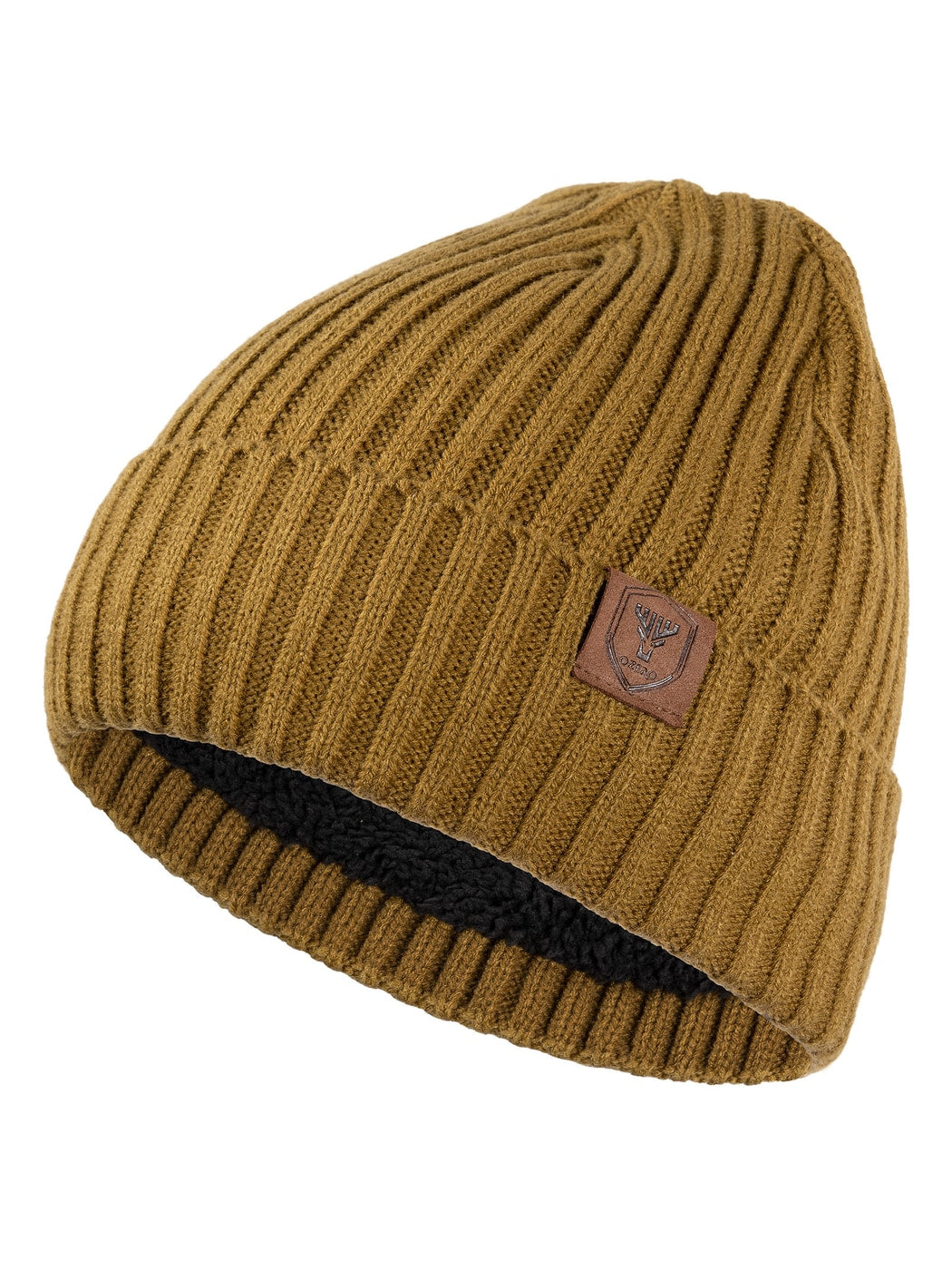 Haila - Foldable Brimless Round Crown Knit Beanie