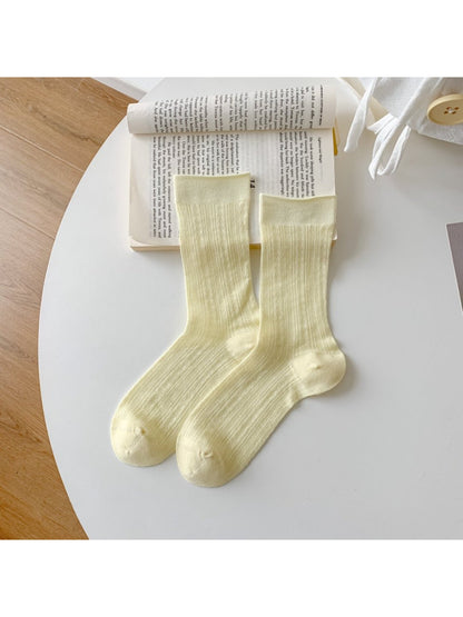 Rufia - Lightweight Modal Ribbed Crew Socks