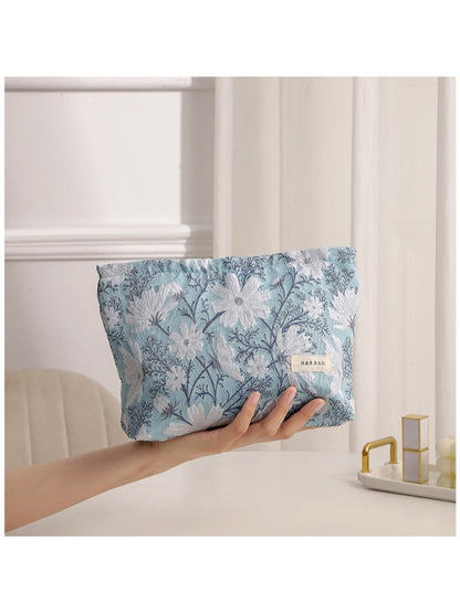 Cosbai Fresh Floral Travel Makeup Organizer Bag product image