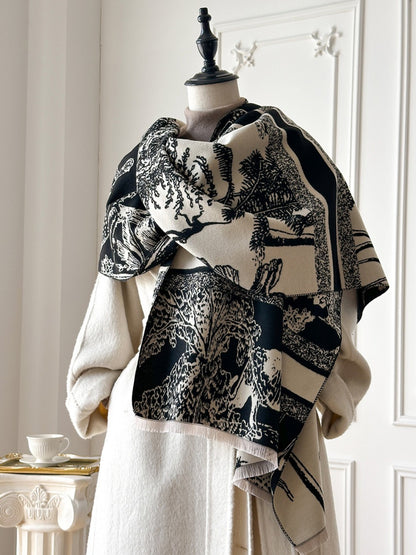 Scarvii – Forest & Fauna Print Scarf & Wrap