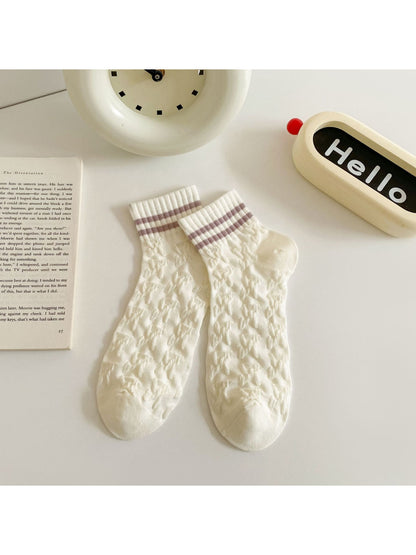 Rufia - Soft Contrast Knit Crew Socks product image 8