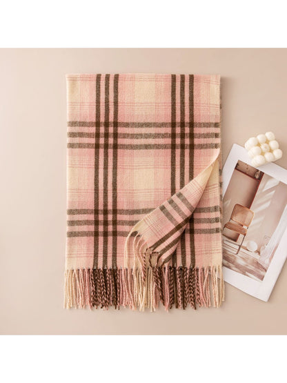 Scarvii - Classic Tartan Tassel Wrap Scarf