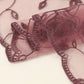 Scarvii - Rose Embroidered Square Scarf & Shawl