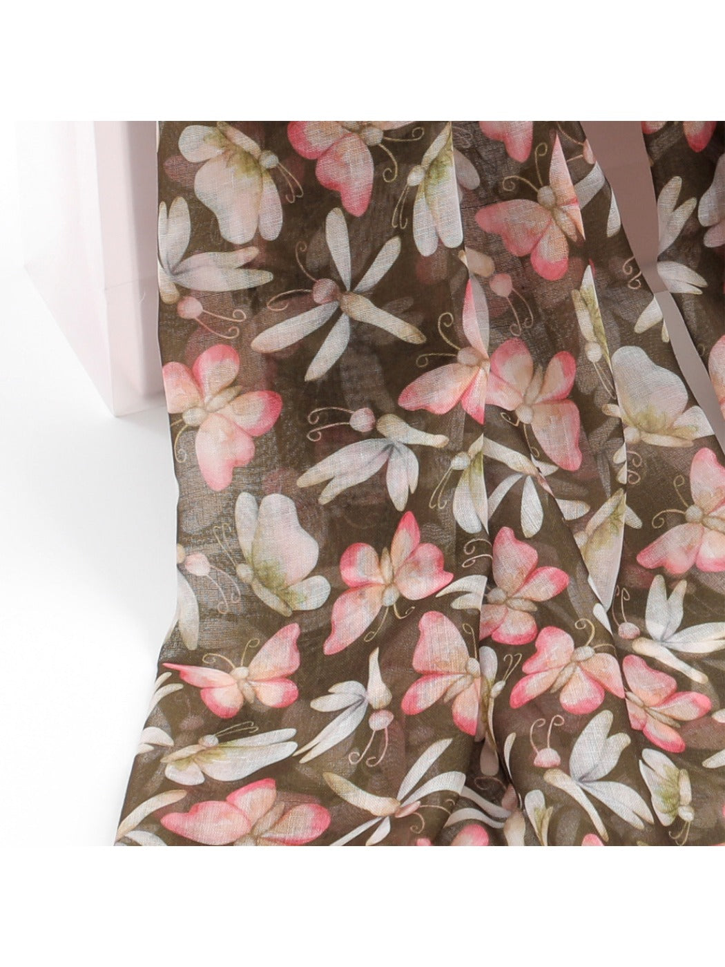 Scarvii - Dragonfly Butterfly Print Christmas Scarf