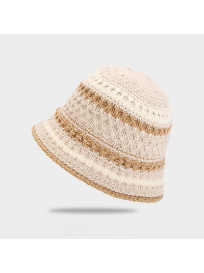 Haila – Color Block Stripe Bucket Hat