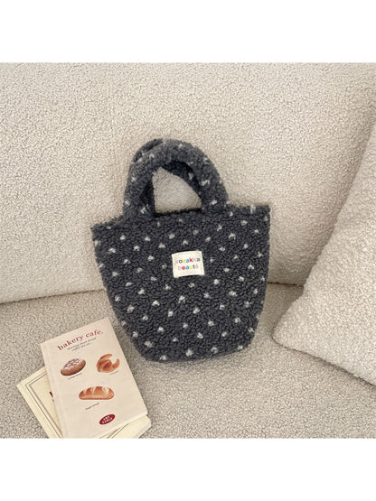 Cosbai - Mini Soft Textured Tote Bag
