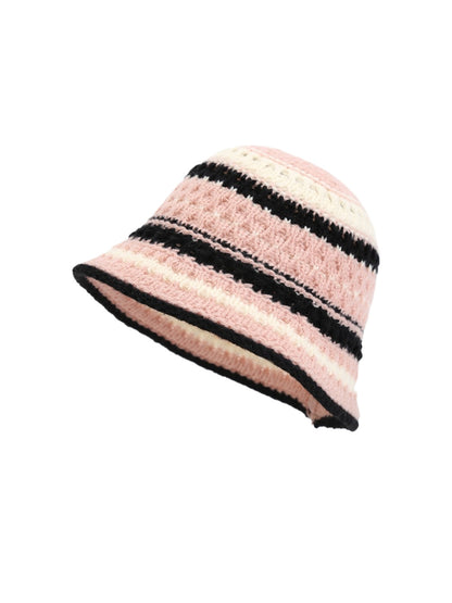 Haila – Color Block Stripe Bucket Hat