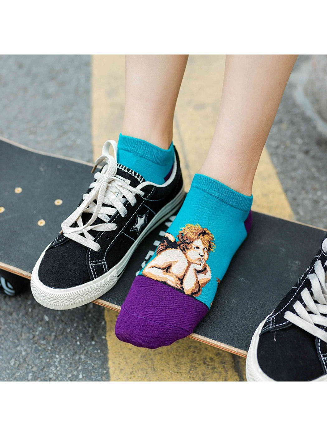Rufia - Art-Inspired Graphic Ankle Socks product image 3