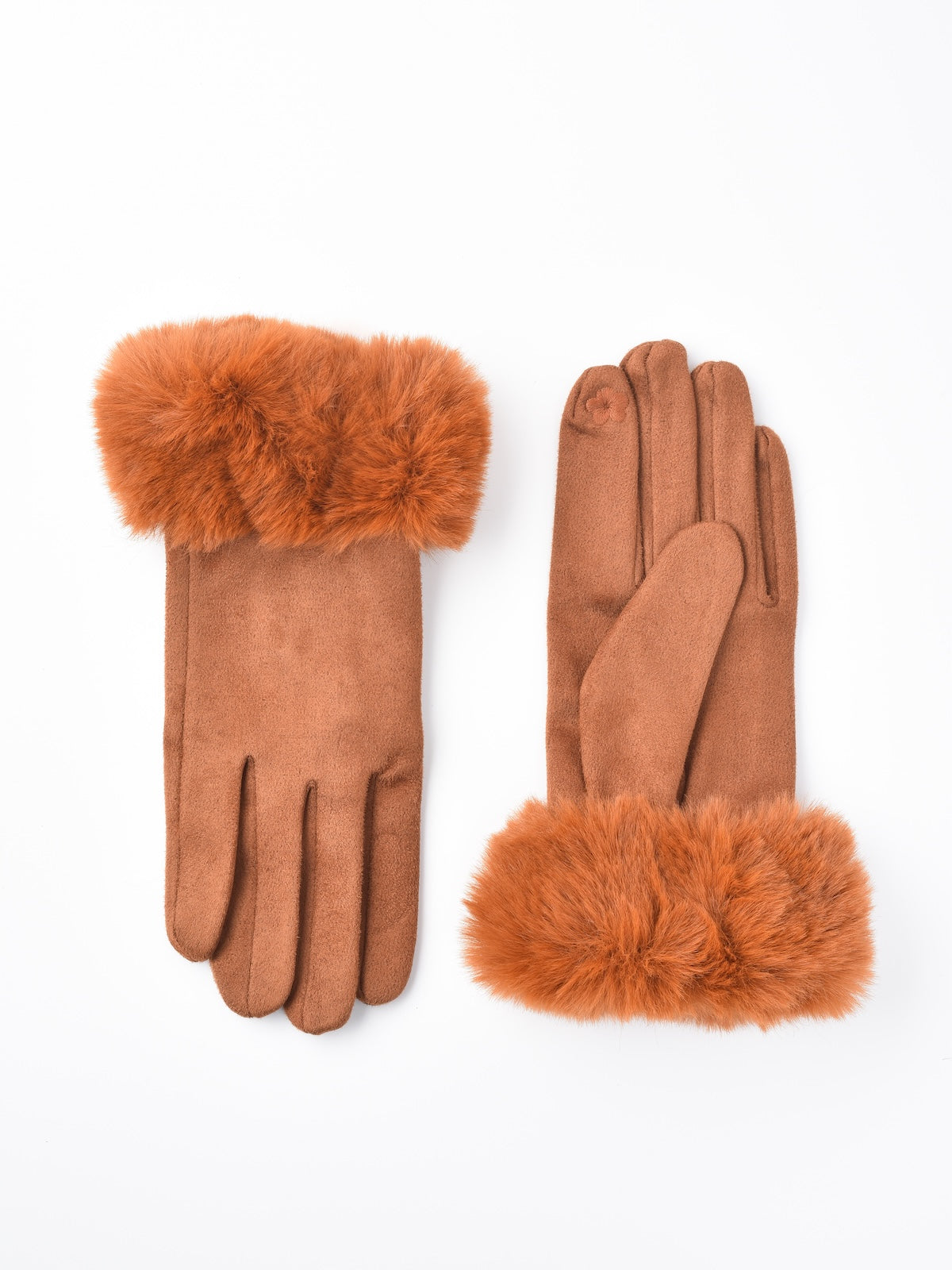 Gloving - Women's Faux Fur-Cuff Winter Gloves