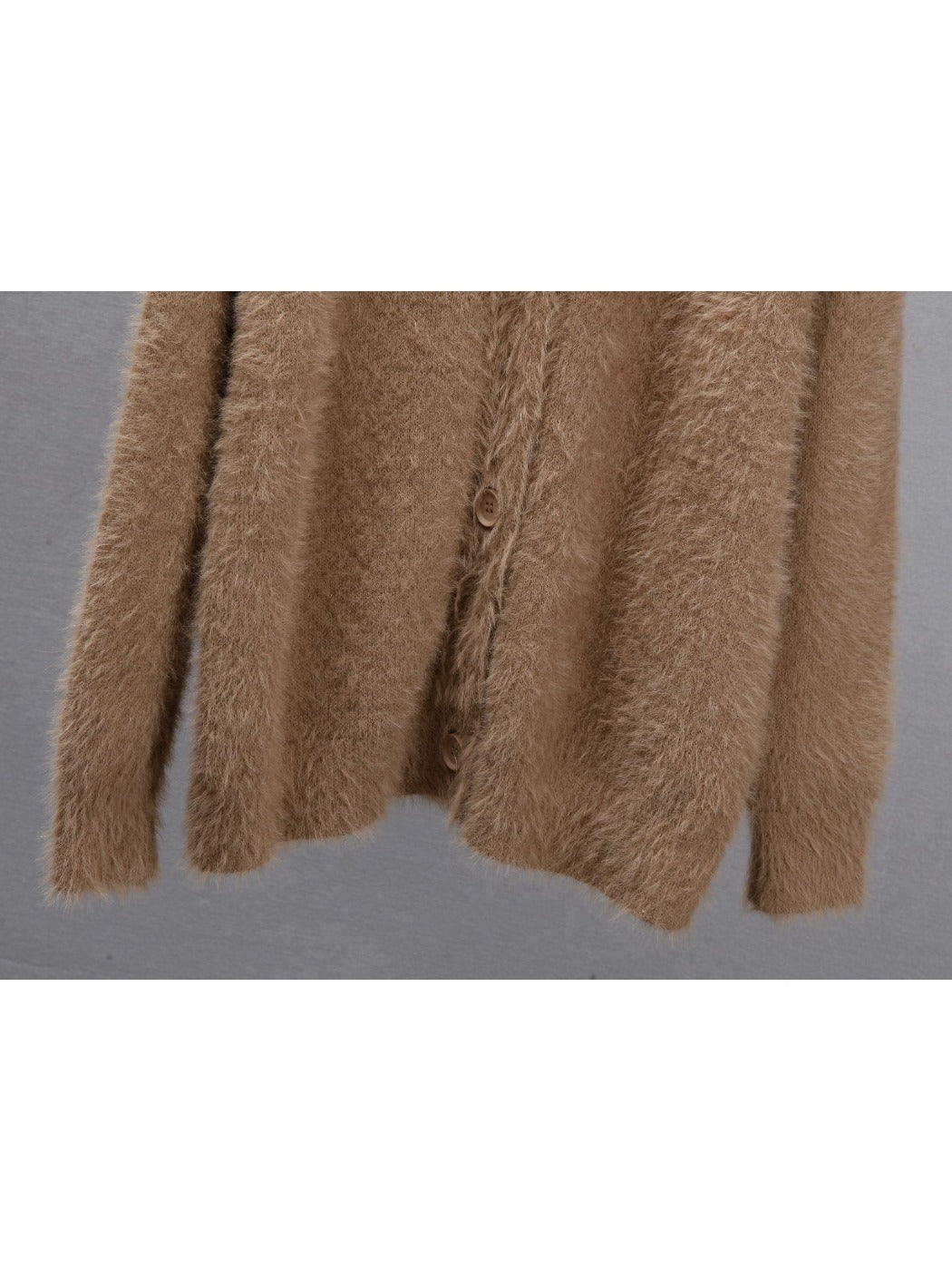 Crosa - Women's V-Neck Knit Cardigan Sweater Open Front Coat