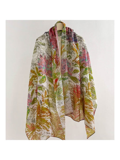 Scarvii - Abstract Print Lightweight Scarf