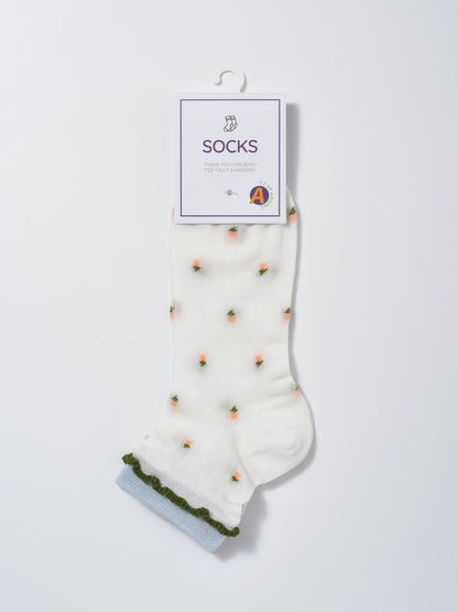 Rufia - Mini Flower Ribbed Ankle Socks product image 5