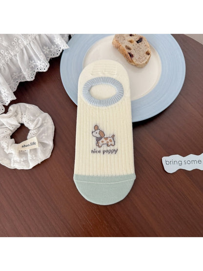 Rufia - Playful Striped Invisible Women's Socks