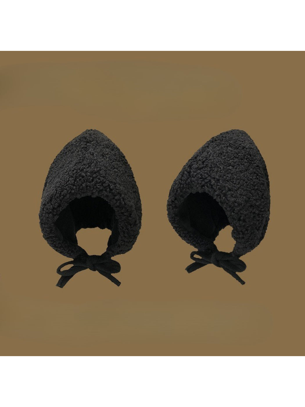 Haila - Fleece Tie-Up Winter Bonnet Hat