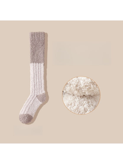 Rufia - Cozy Coral Fleece Thermal Sleeping Socks