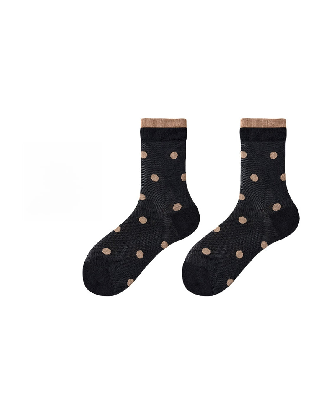 Rufia - Fresh Contrast Polka Dot Crew Sock