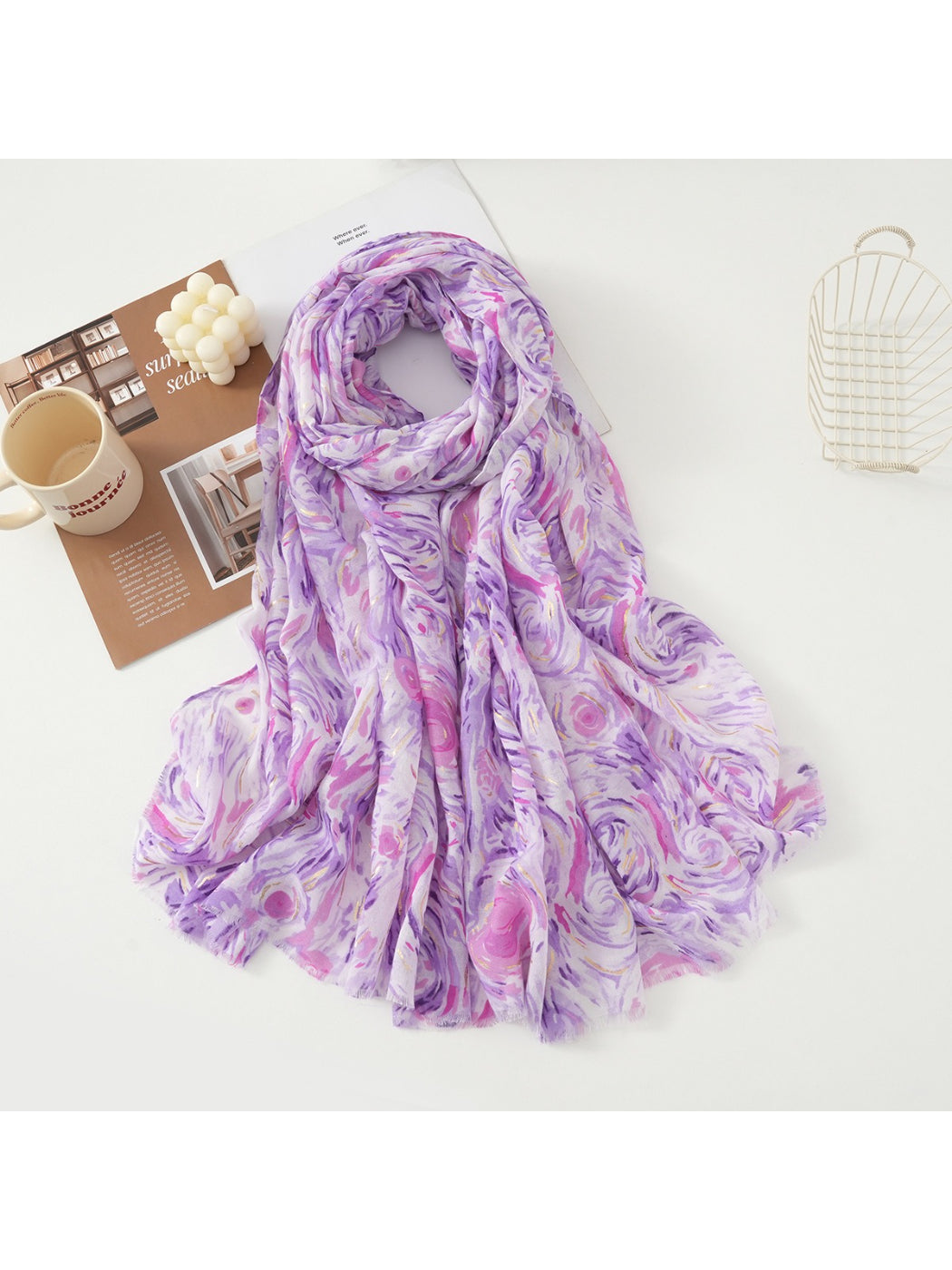 Scarvii - Dreamy Swirl Art Abstract Scarf