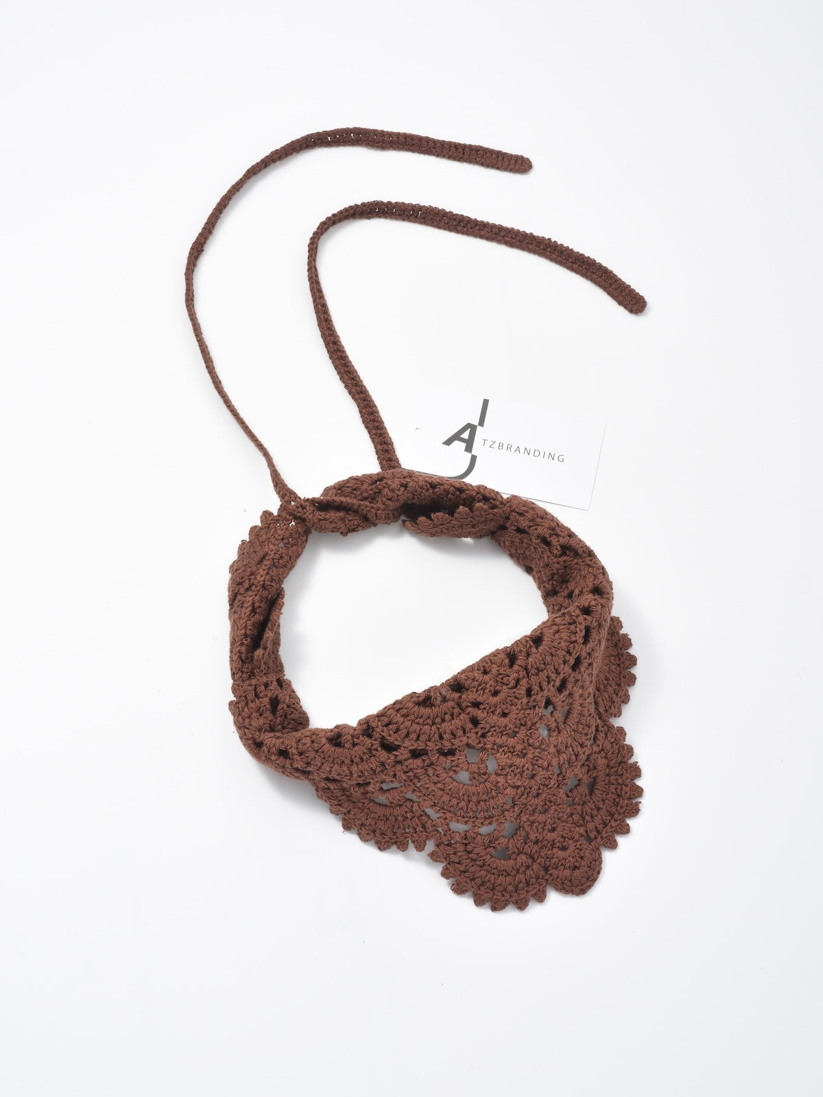 Scarvii - Crochet Lace Triangle Hair Scarf