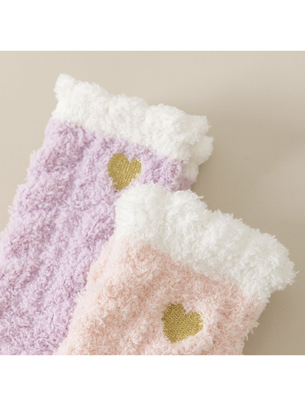 Rufia - Soft Pastel Fuzzy Lounge Socks