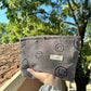 Cosbai - Smile Print Handheld Travel Cosmetic Bag