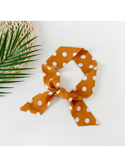 Scarvii - Classic Polka Dot Skinny Scarf Bandana