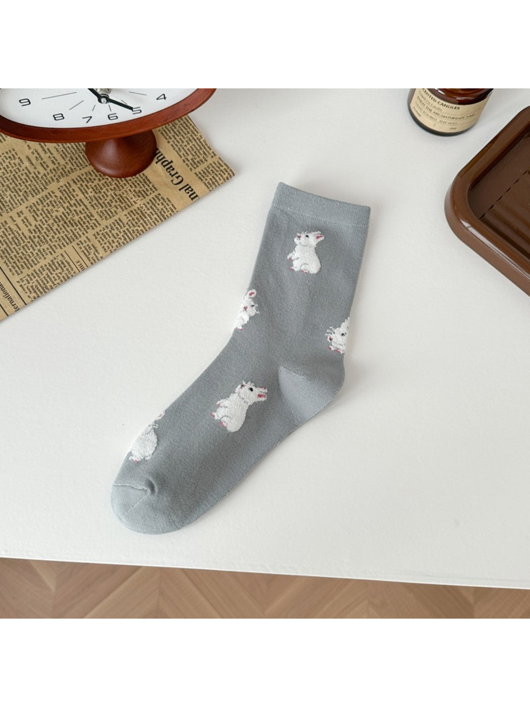 Rufia - Cute Rabbit Pattern Crew Socks product image 5