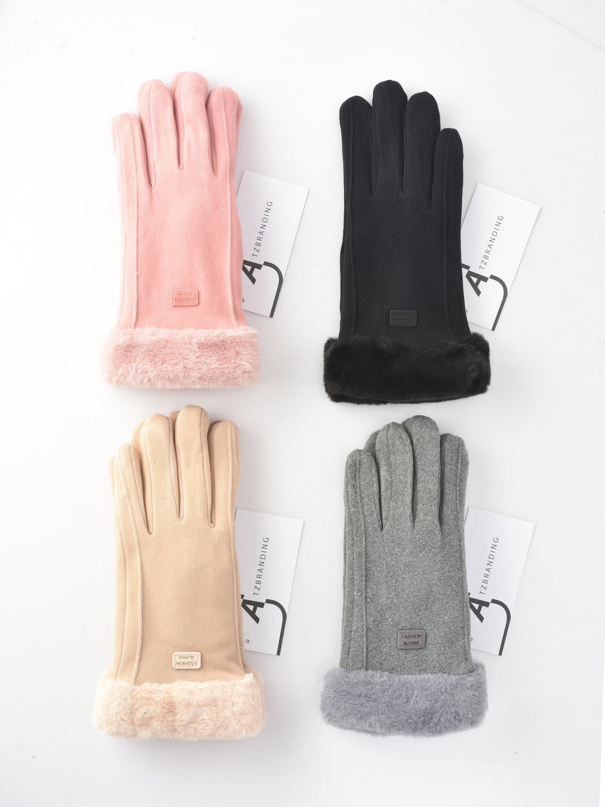 Gloving - Thicken Thermal Gloves with Coral Fleece Lining