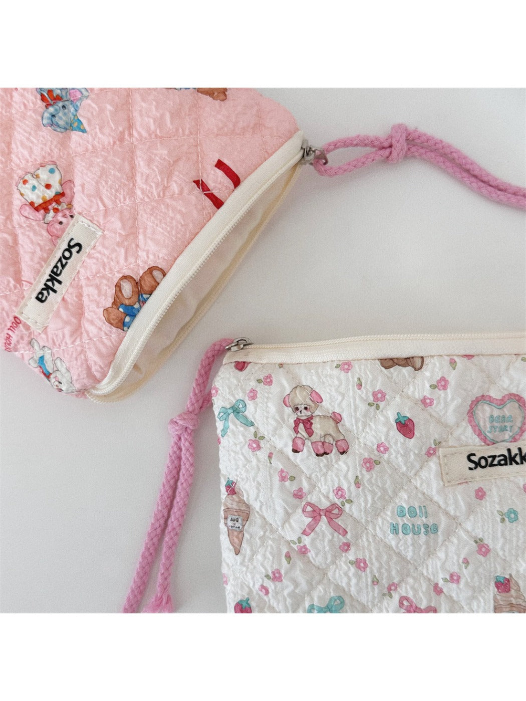 Cosbai - Soft Coin Purse & Pouch with Animals Pattern