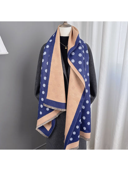 Scarvii - Soft Reversible Polka Dot Scarf