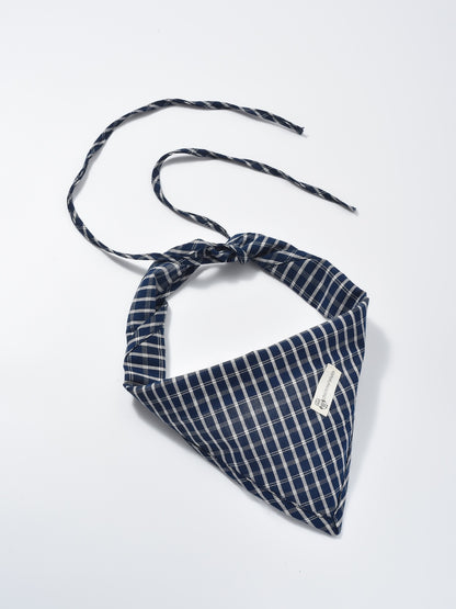 Scarvii - Plaid Triangle Headscarf