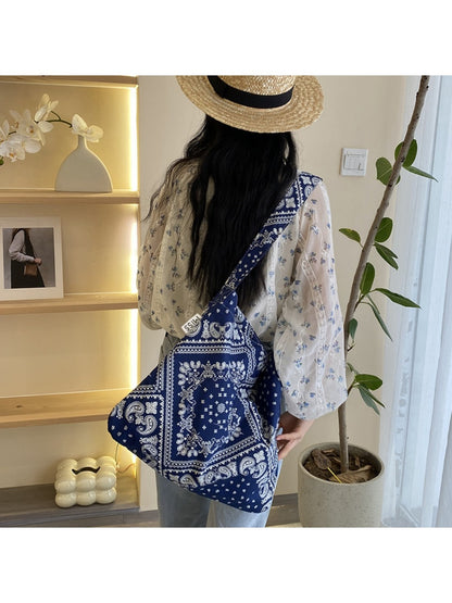 Cosbai - Boho Style Paisley Tote Bag - Vintage & Practical