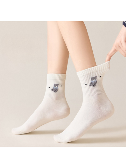 Rufia - Playful Animal Crew Socks